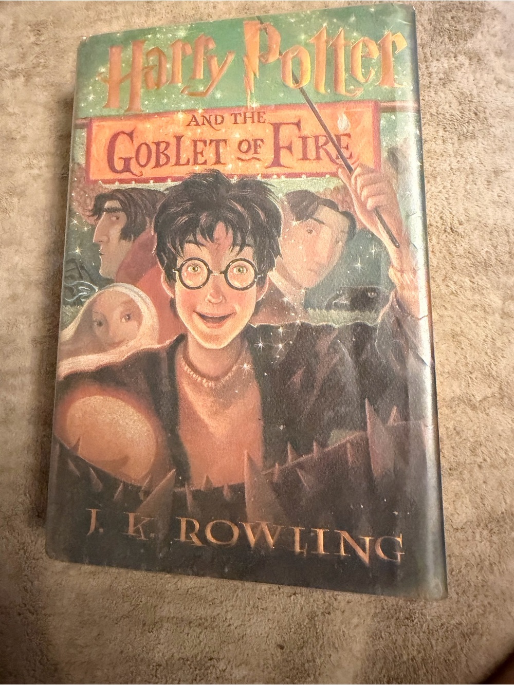 Harry Potter and the Goblet of Fire Hardcover - Green Cover